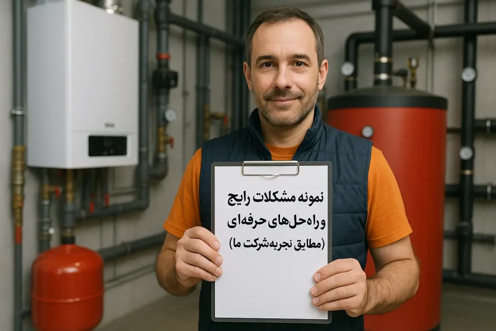 اشکالات رایج در نگهداری موتورخانه