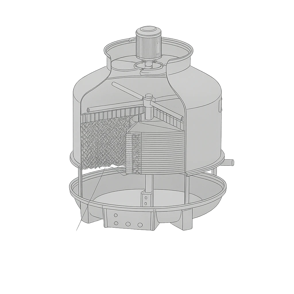 اجزای برج خنک کننده